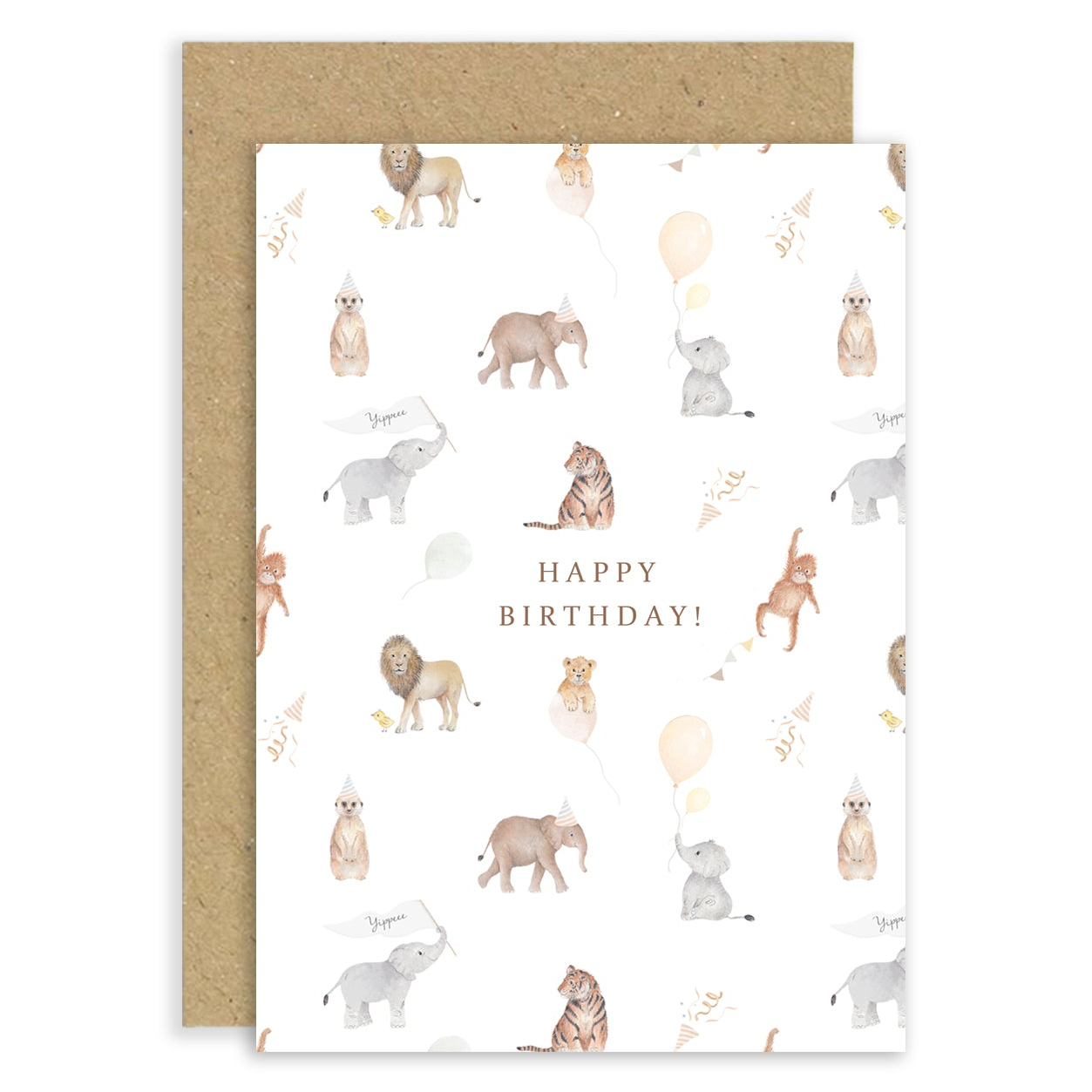 Little Roglets - Safari Birthday Card