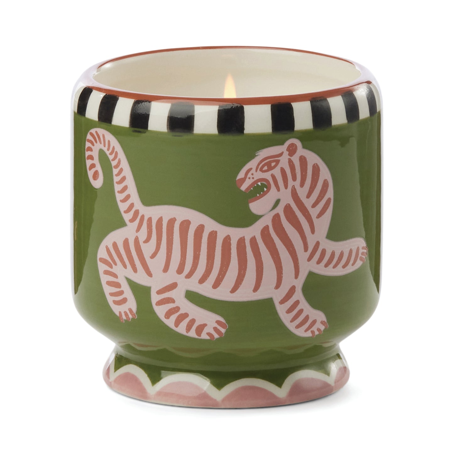 Tiger Ceramic Boxed Candle