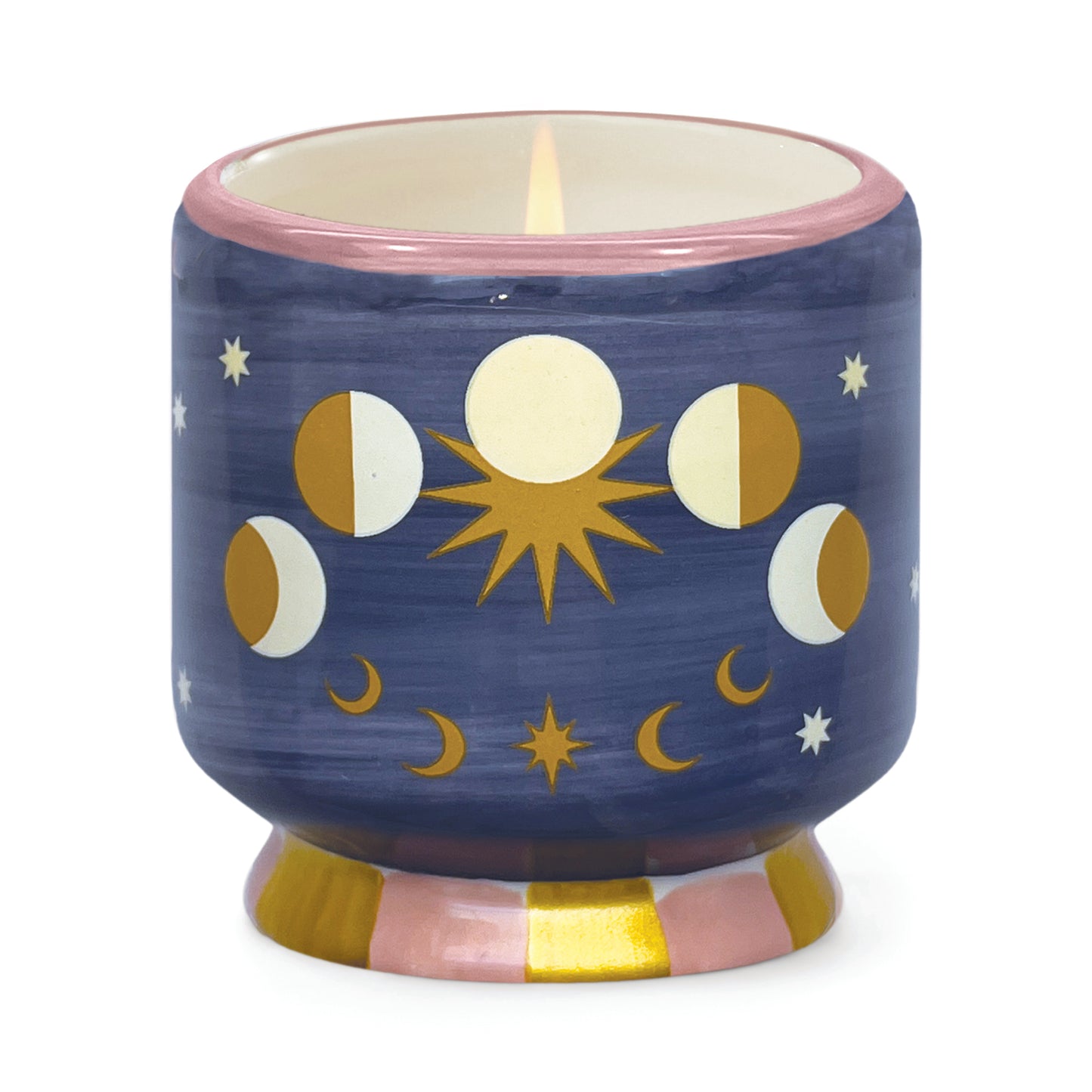 Moon Phases Ceramic Boxed Candle