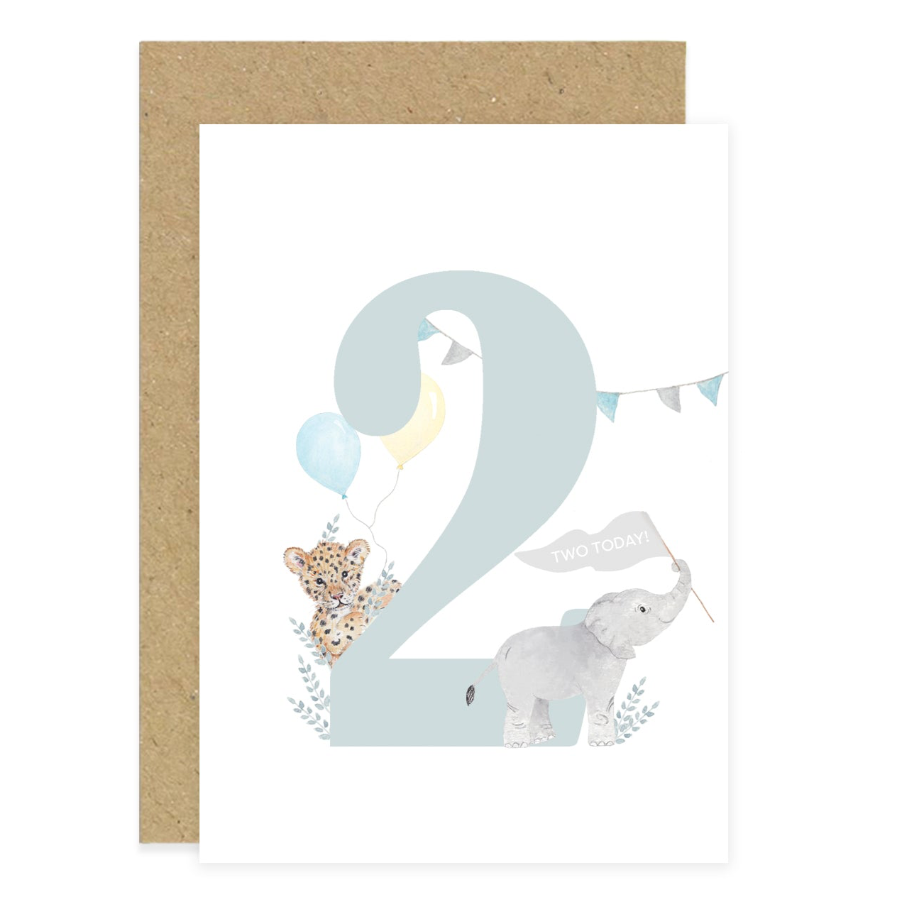 Little Roglets - 2nd Birthday Card