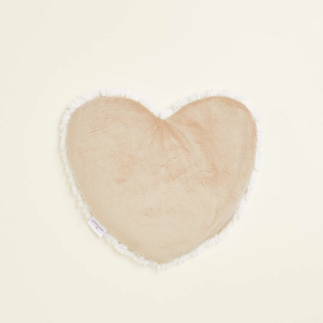 Warmies Marshmallow Beige Love Heart Heat Pad
