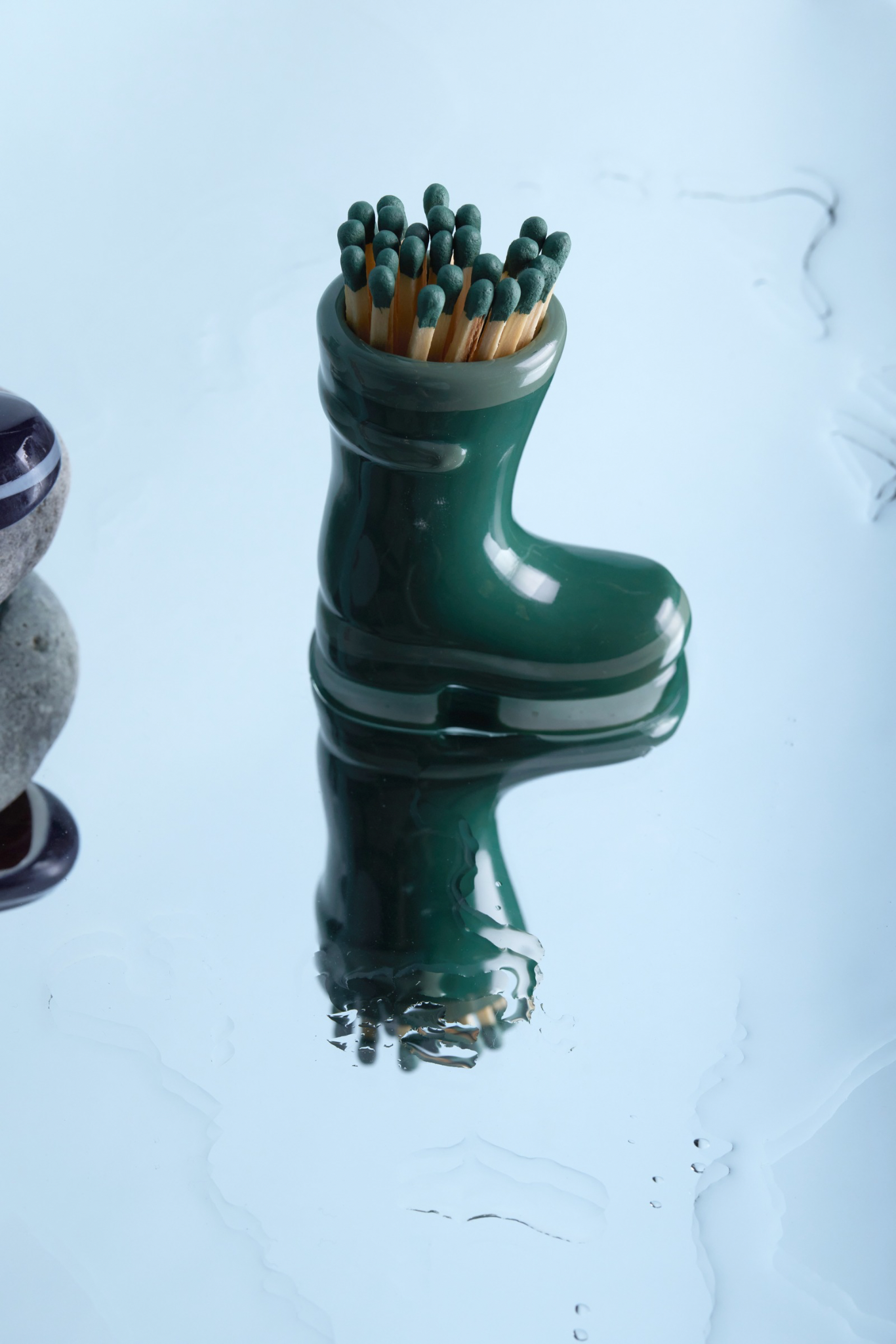 Wellington Boot Matches & Holder