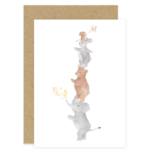 Little Roglets - Animal Tower Card