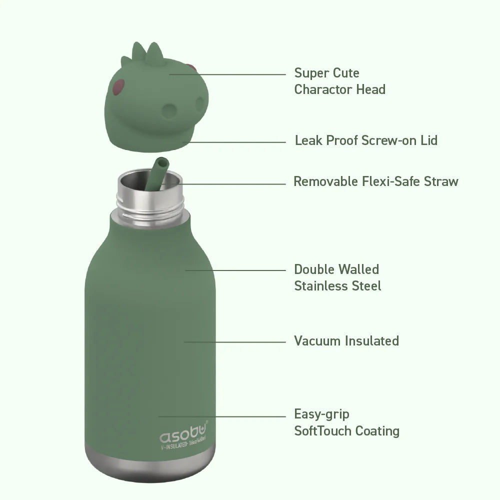 Asobu Bestie Bottle - Dinosaur