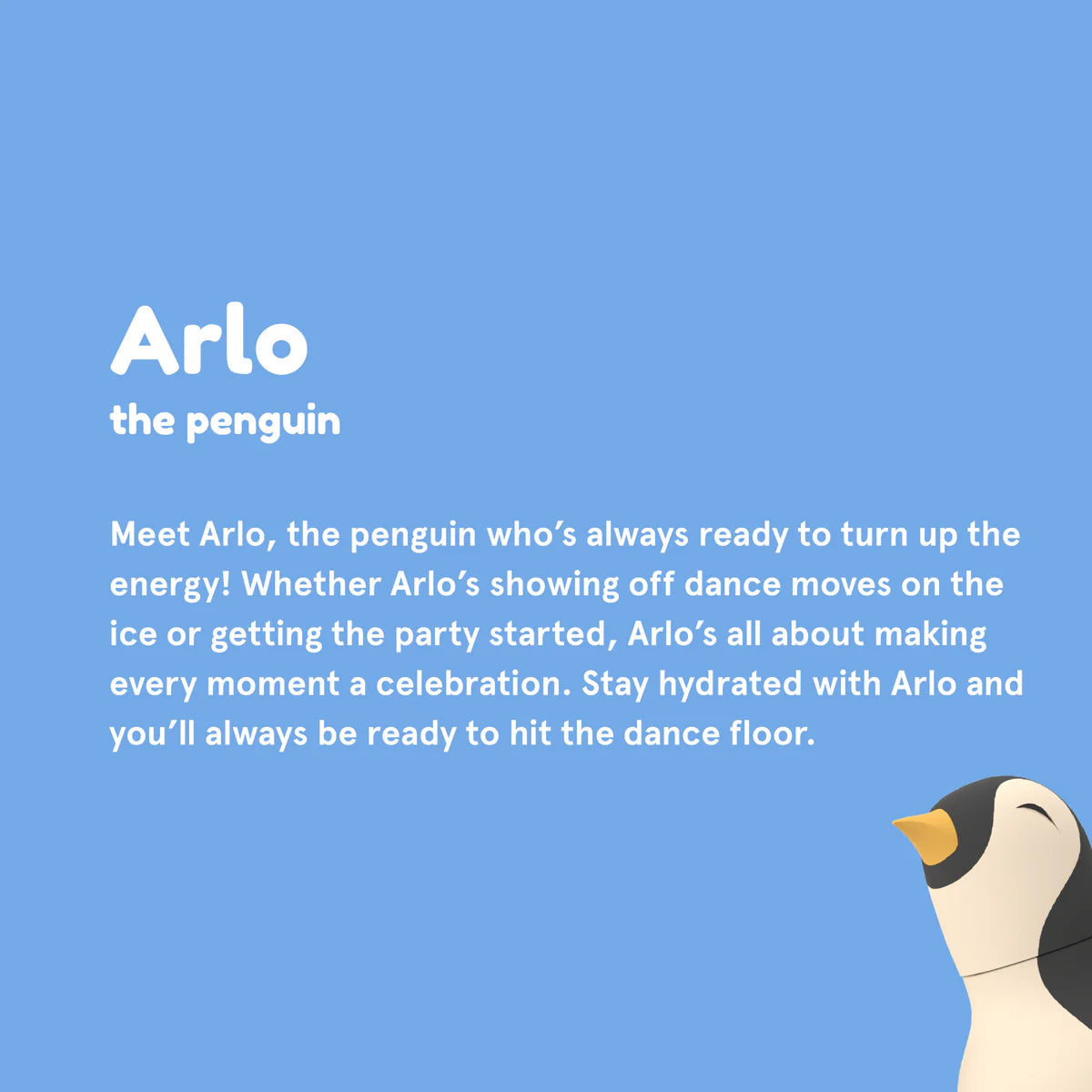 Asobu Bestie Bottle - Penguin