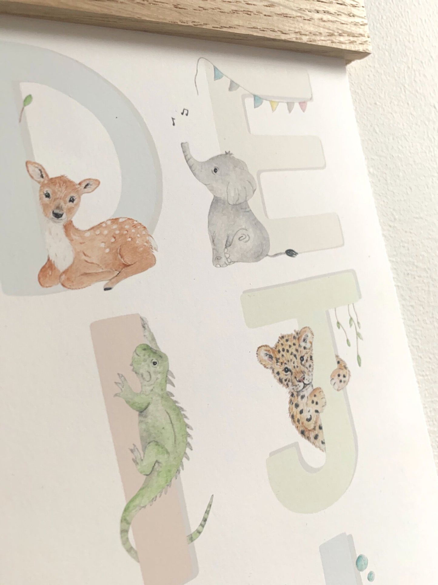 Little Roglets - Animal Alphabet Fine Art Print