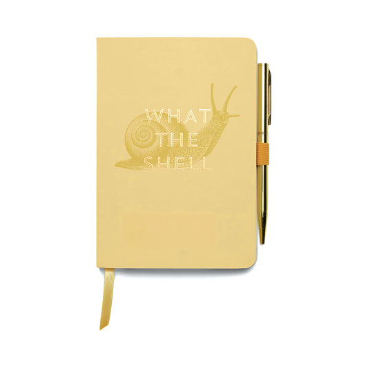 'What the Shell' Notebook with Pen