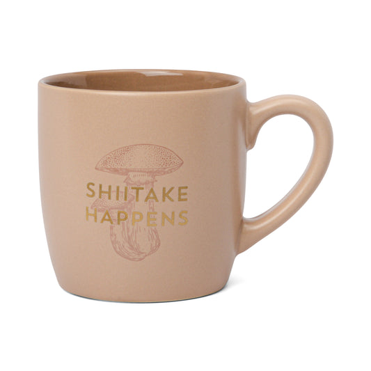 'Shiitake Happens' Boxed Mug